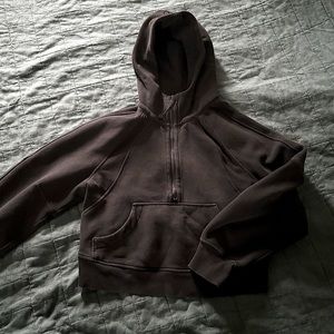 Lululemon Black Scuba Half-Zip